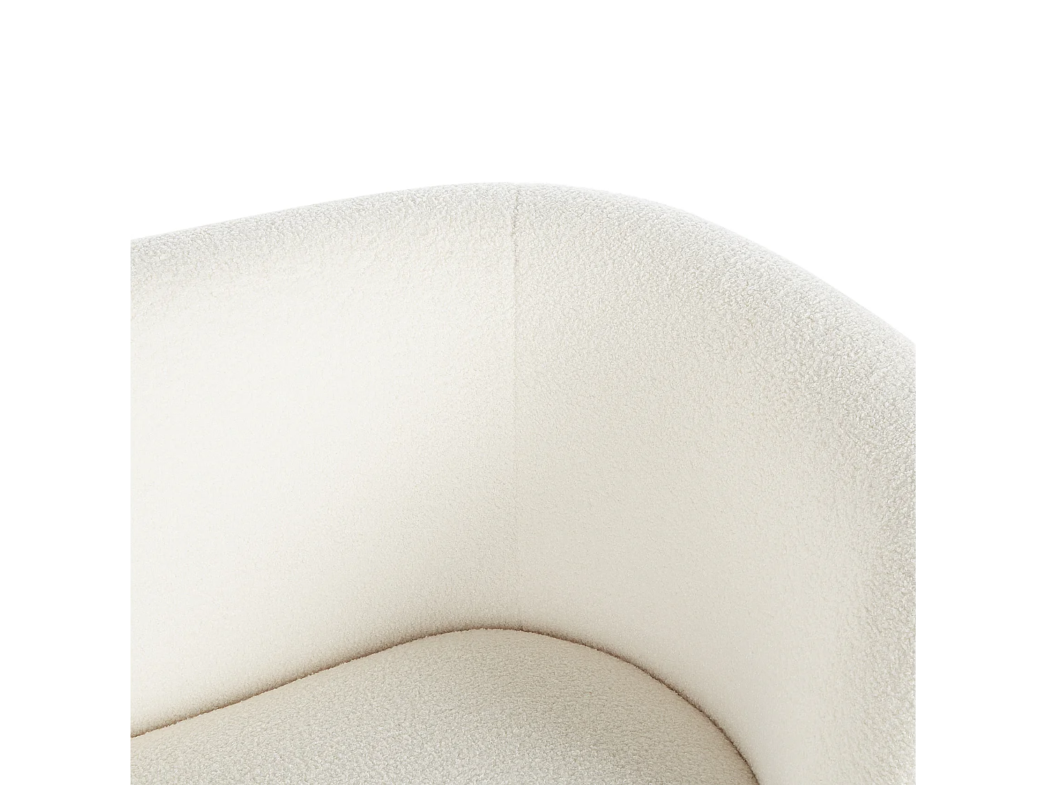 Divano LOEN Bouclé Bianco 2 posti