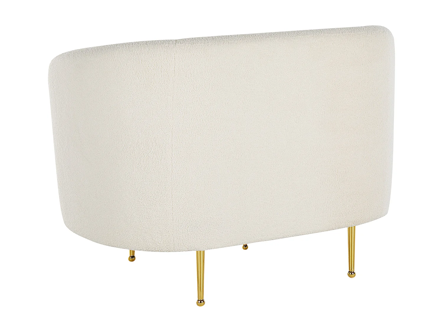 Fauteuil LOEN Bouclé Wit