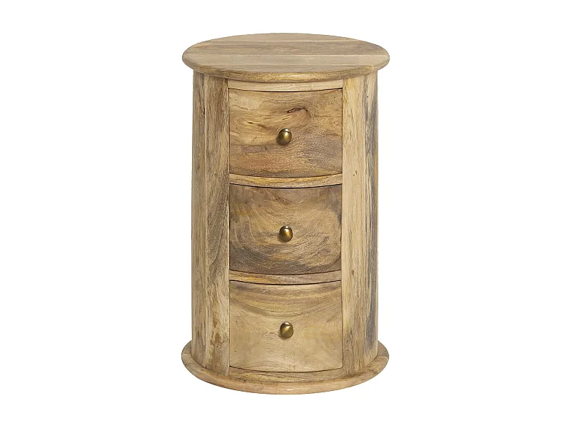 Table de chevet en bois de manguier Maëva