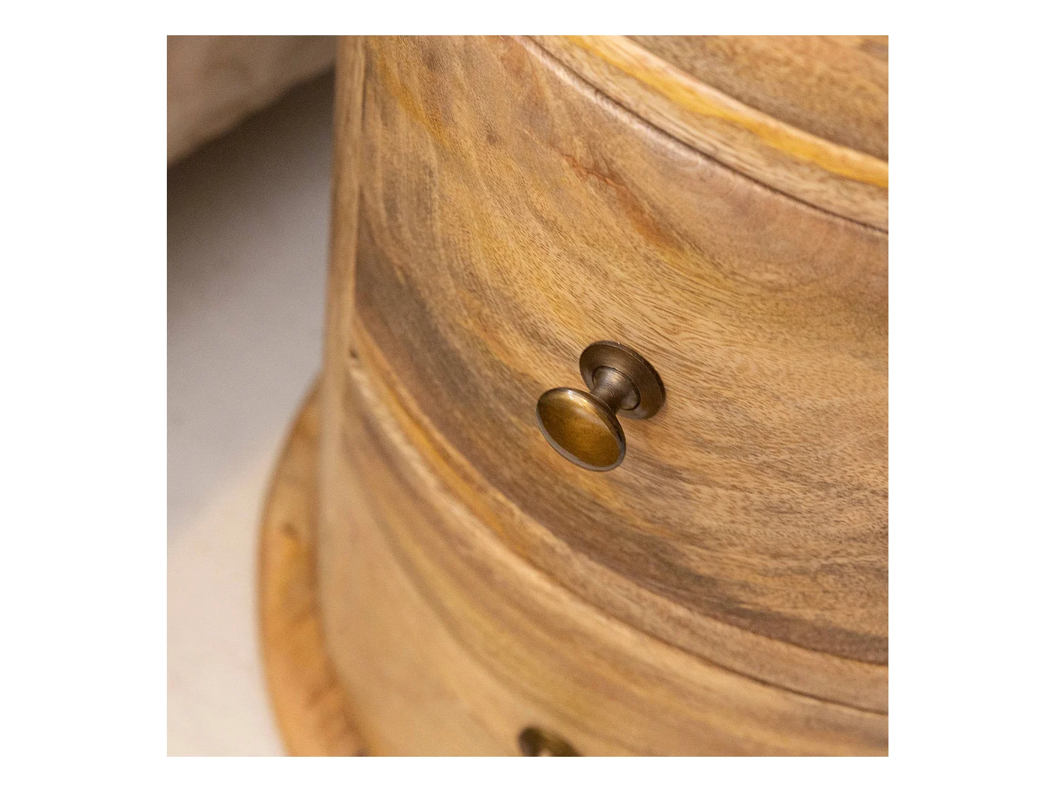 Table de chevet en bois de manguier Maëva