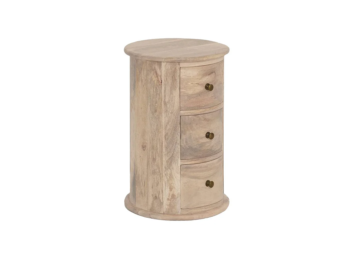 Table de chevet en bois de manguier Maëva