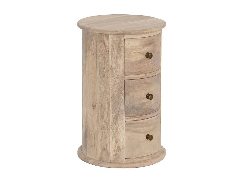 Table de chevet en bois de manguier Maëva