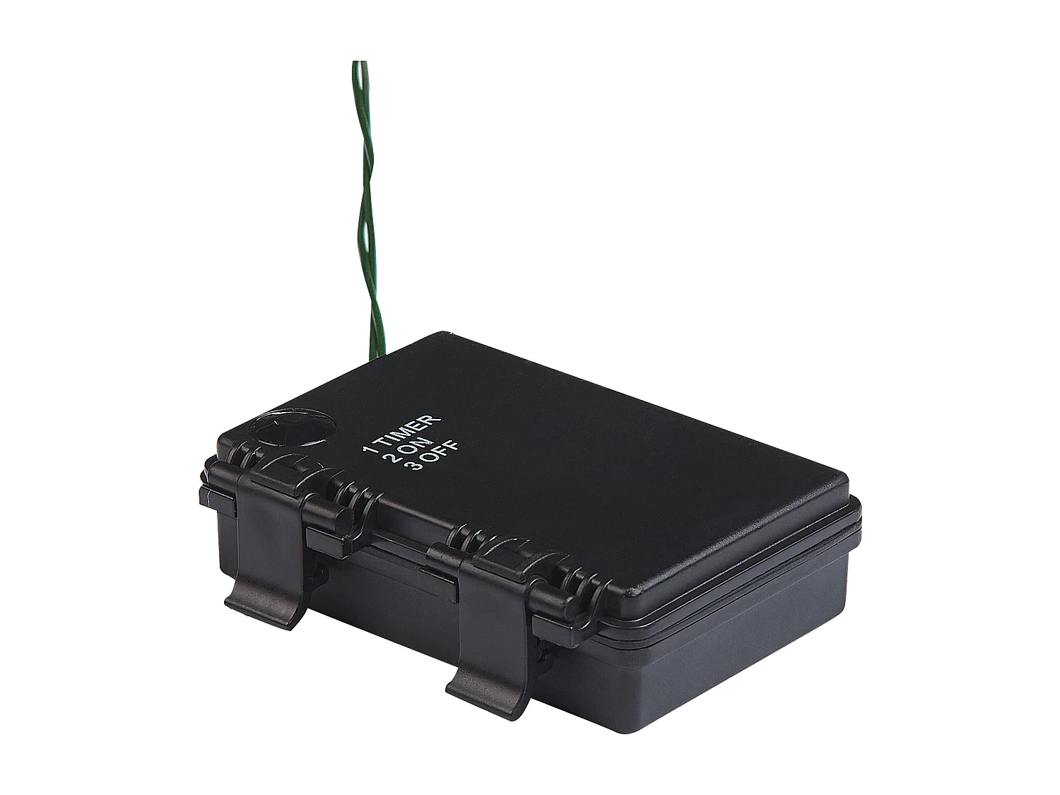 Grinalda decorativa verde com iluminação LED ⌀ 40 cm WAPTA