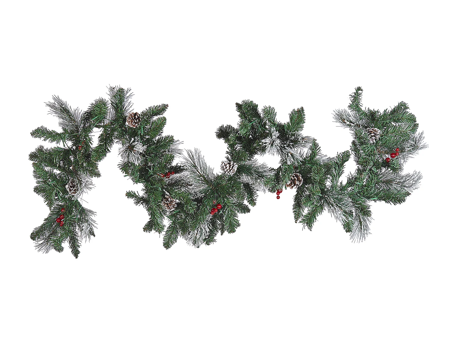 Guirlande met LED-verlichting groen 180 cm WAPTA