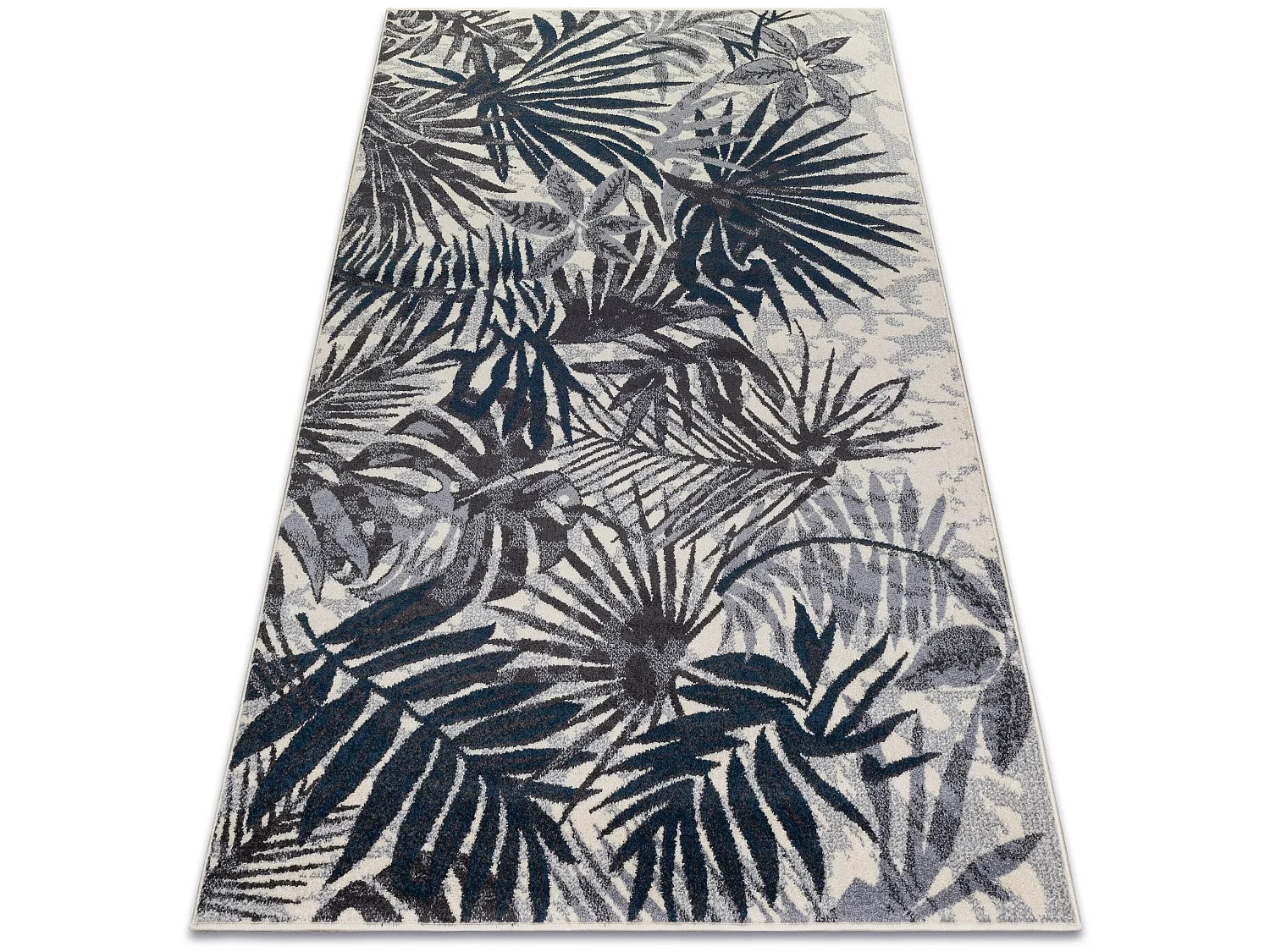 Tapijt HEOS 78561 crème / blauw JUNGLE 120x170 cm