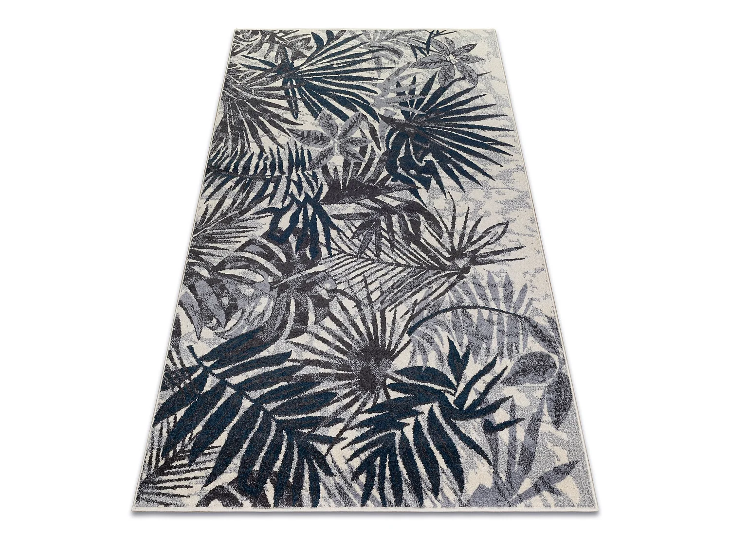 Tapijt HEOS 78561 crème / blauw JUNGLE 160x220 cm