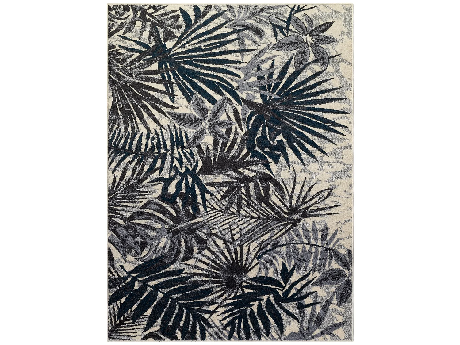 Tapijt HEOS 78561 crème / blauw JUNGLE 160x220 cm