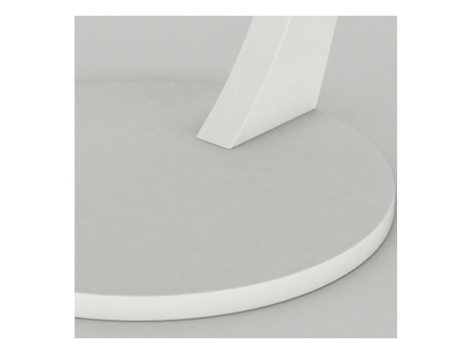 Table d'appoint Holeby ronde blanc [en.casa]