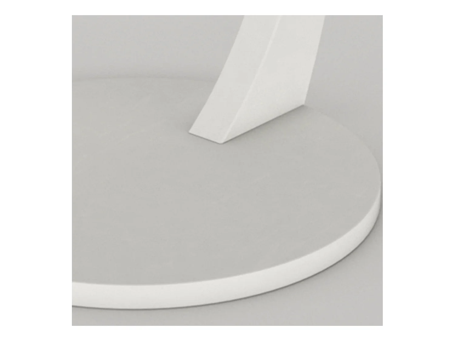 Table d'appoint Holeby ronde blanc [en.casa]