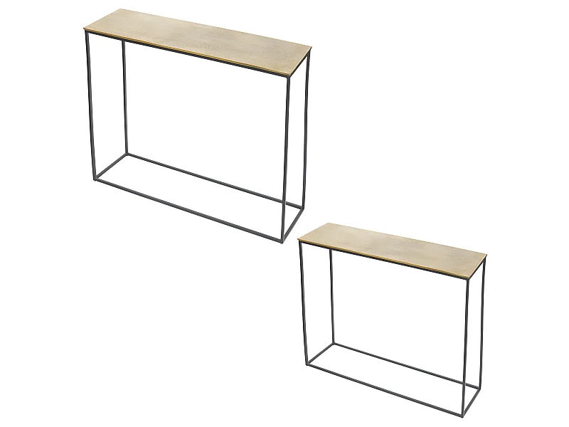 Set de 2 consoles or