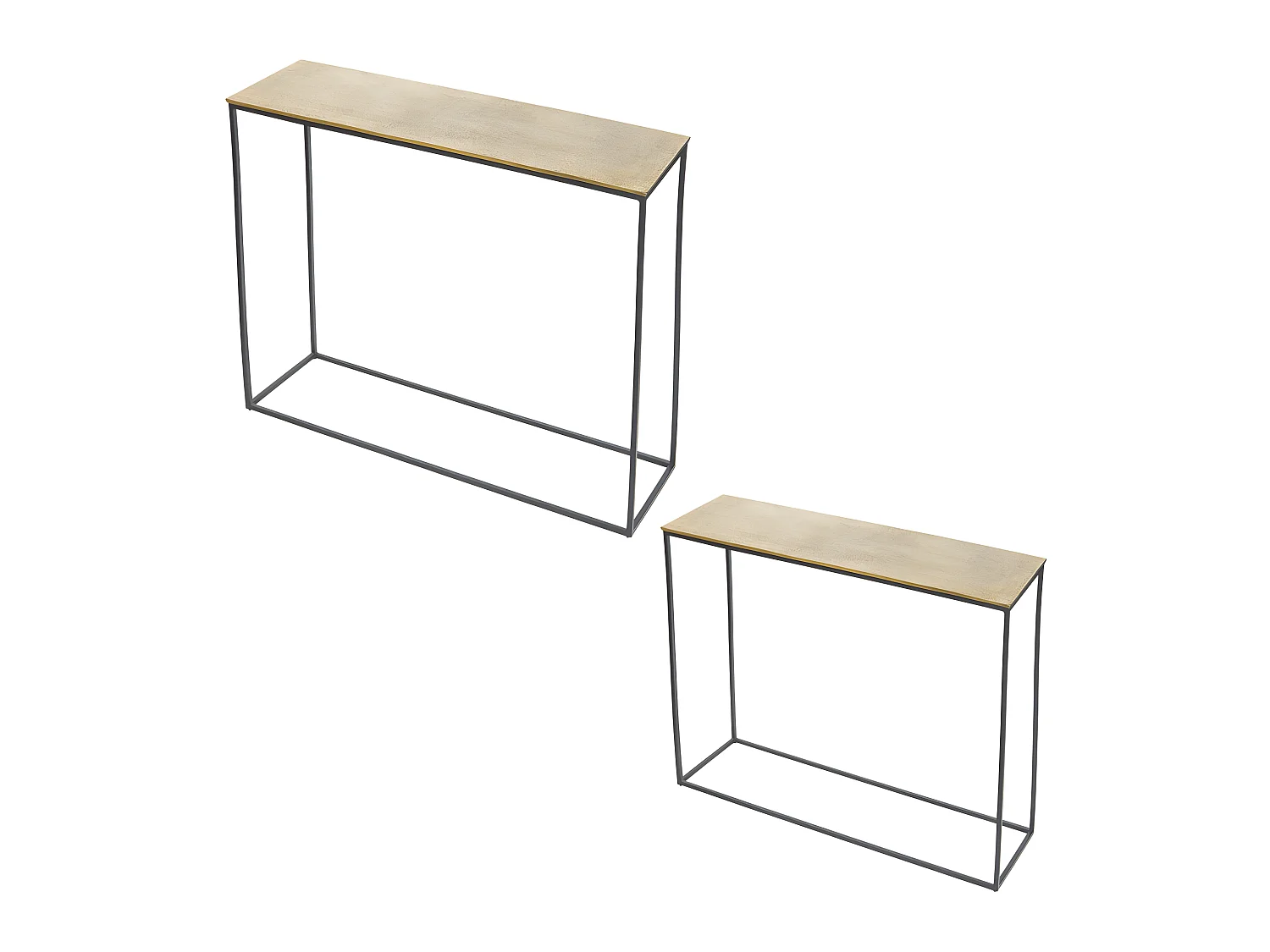 Set de 2 consoles or