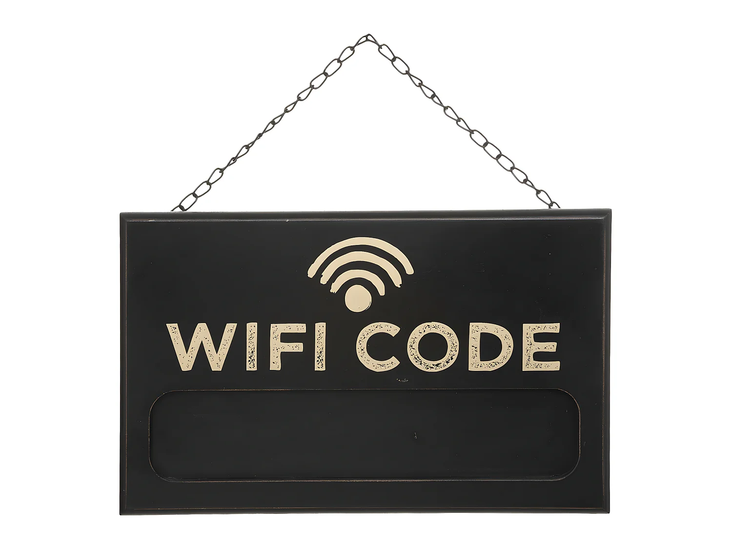 Plaque Mémo pour WIFI CODE 35 x 22 cm