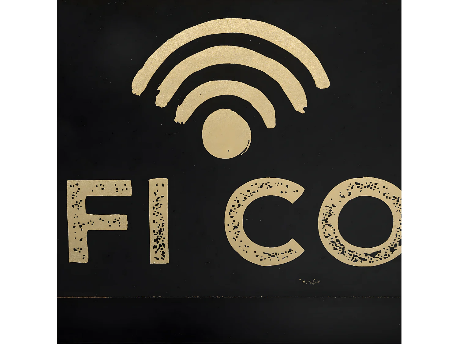 Plaque Mémo pour WIFI CODE 35 x 22 cm