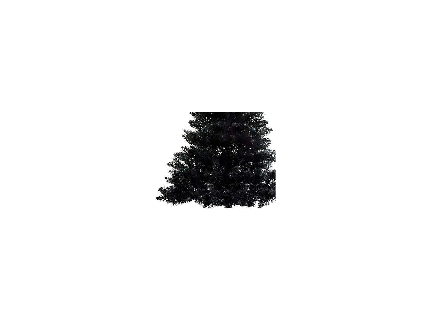Sapin de Noël artificiel Noir qualité Premium H 150 cm