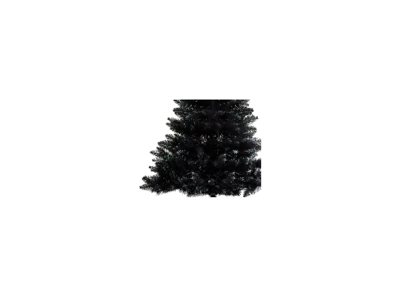 Sapin de Noël artificiel Noir qualité Premium H 150 cm