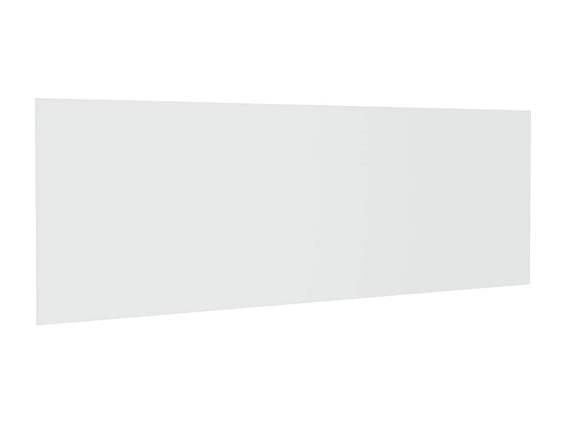 Hoofdbord | Hoofdeinde wandmodel 240x1,5x80 cm bewerkt hout wit