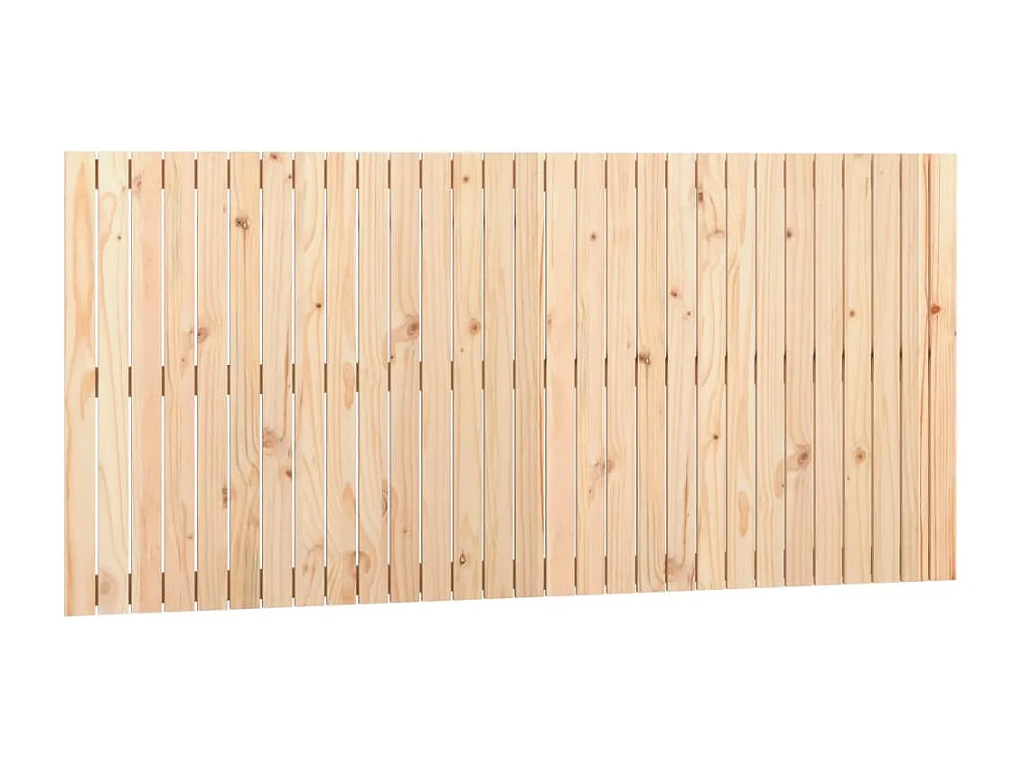 Tête de lit murale | Panneau de tête pour lit Moderne  185x3x90 cm Bois massif de pin