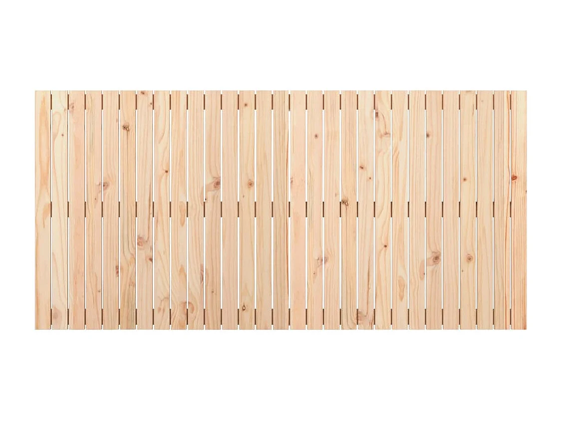 Tête de lit murale | Panneau de tête pour lit Moderne  185x3x90 cm Bois massif de pin