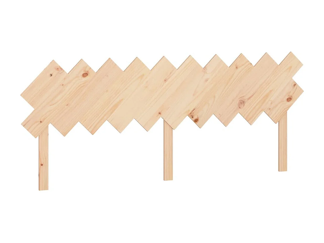Tête de Lit | Panneau de tête pour lit Moderne 196x3x80,5 cm Bois massif de pin