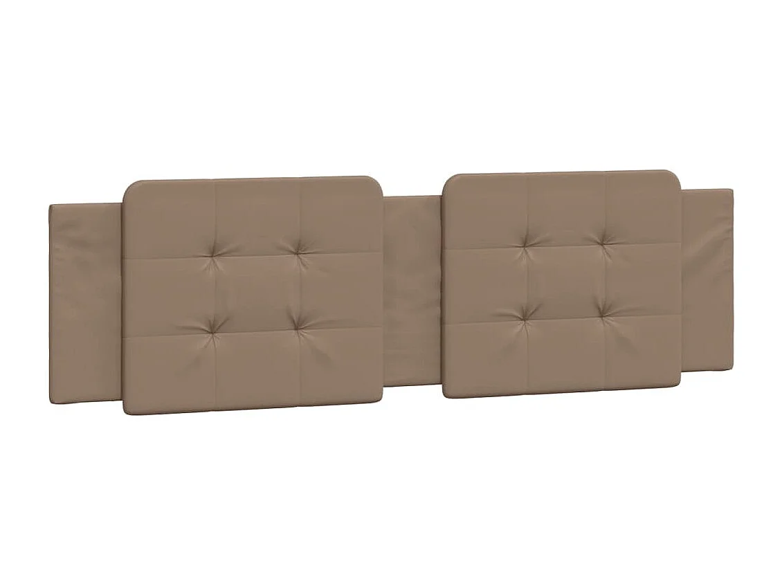 Tête de lit | Coussin de tête de lit | Tête de lit décoratif cappuccino 180 cm similicuir