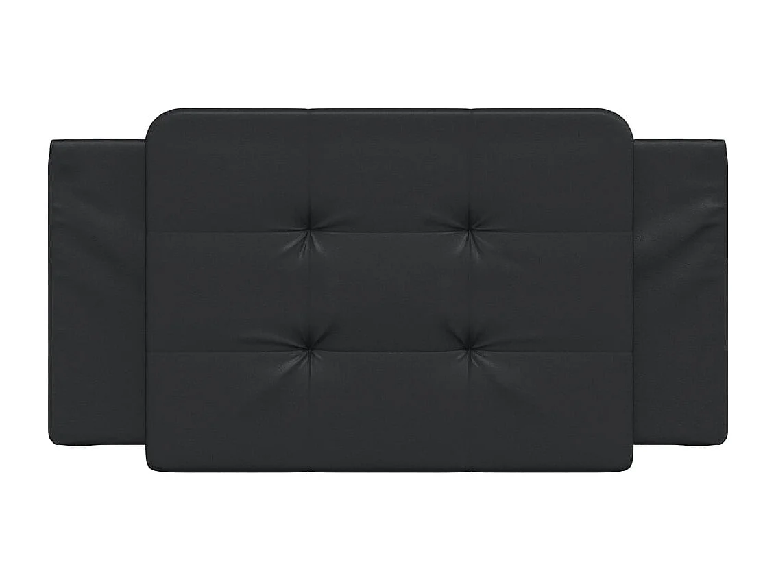 Tête de lit | Coussin de tête de lit | Tête de lit décoratif noir 100 cm similicuir