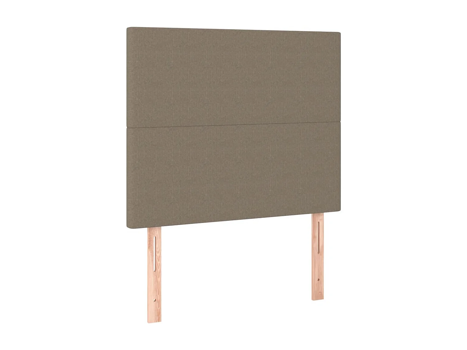 Hoofdbord | Hoofdeinde LED 80x5x118/128 cm stof taupe