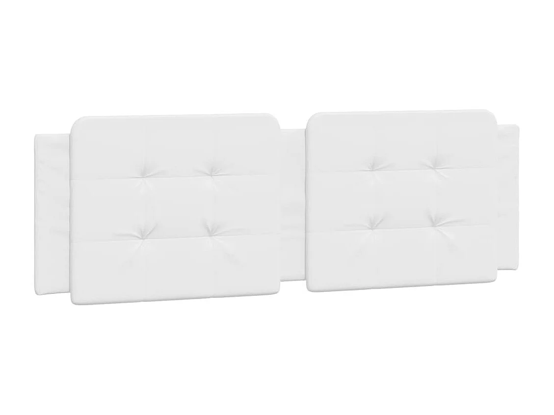 Tête de lit | Coussin de tête de lit | Tête de lit décoratif blanc 160 cm similicuir