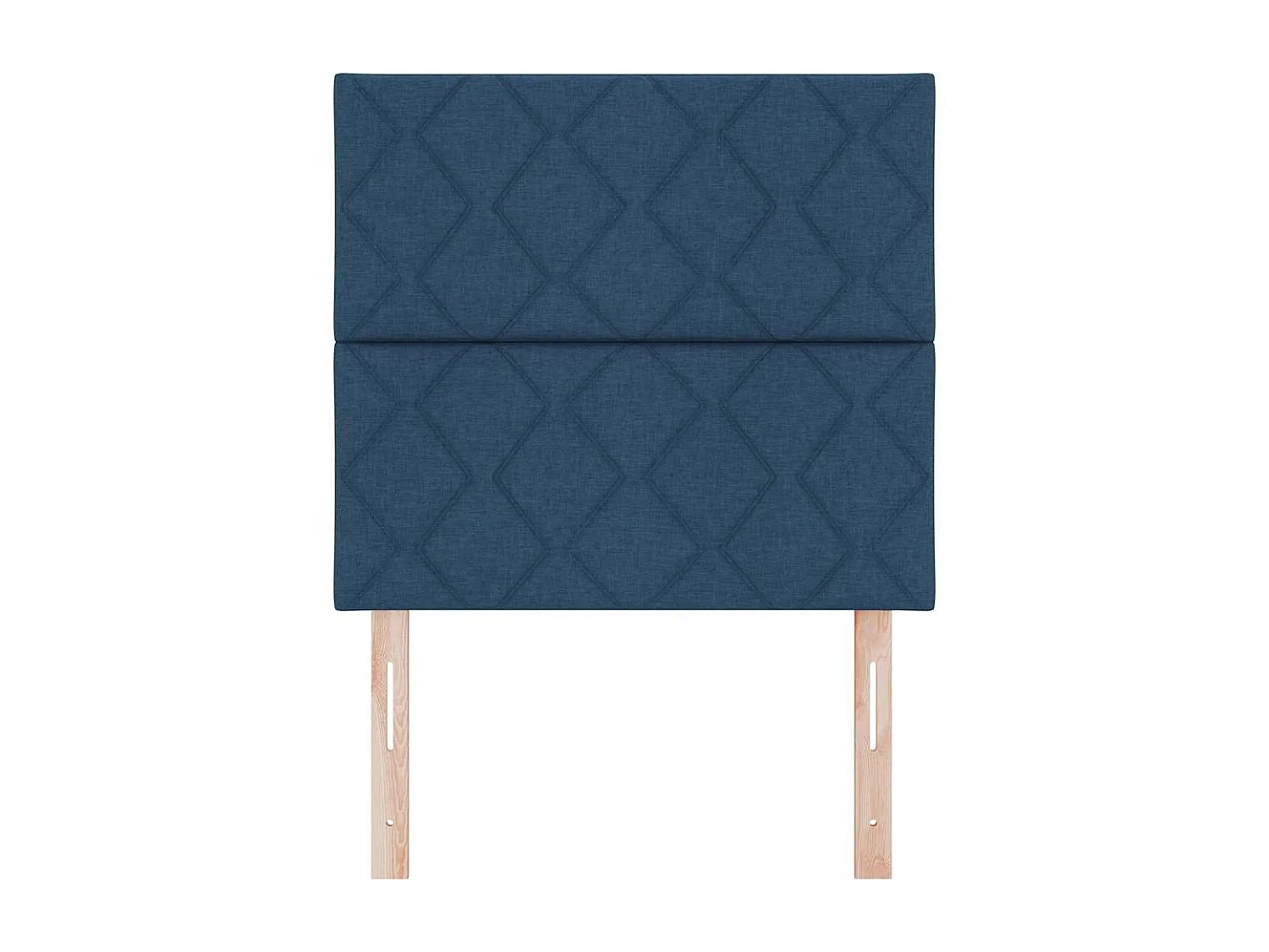 Mueble cabecero | Cabezal de cama | Cabecero de Tela Geométrico con cabecera Azul 100 cm tela