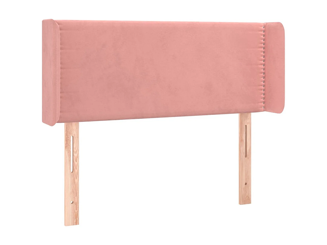 Hoofdbord | Hoofdeinde LED 103x16x78/88 cm fluweel roze