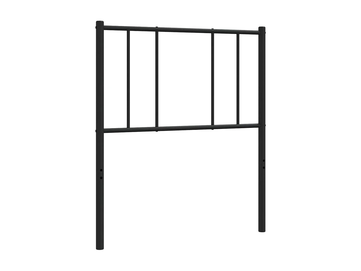 Tête de Lit | Panneau de tête pour lit Moderne métal noir 80 cm