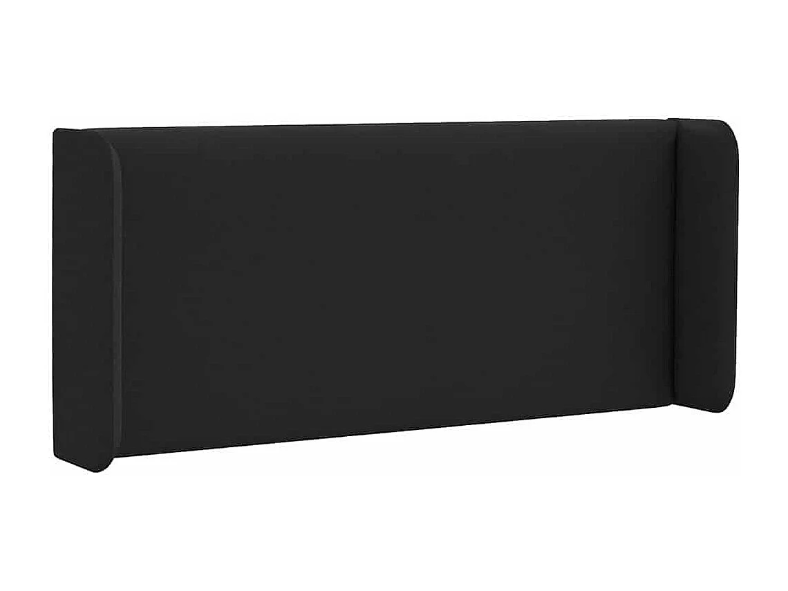 Tête de Lit | Panneau de tête pour lit Moderne avec Tête de Lit | Panneau de tête pour lit Moderne Noir 40,5 x 4 x 40,5 cm tissu