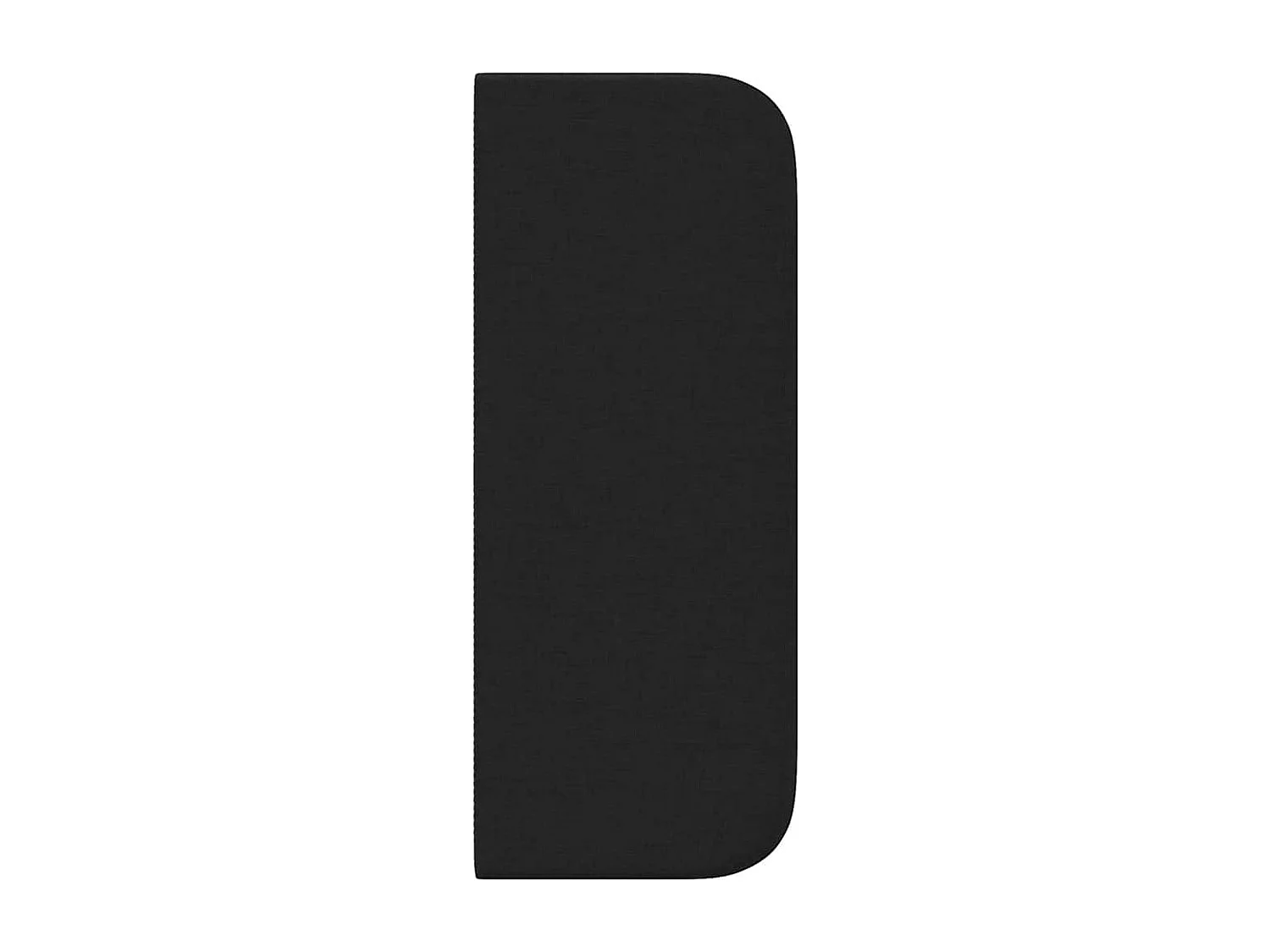 Tête de Lit | Panneau de tête pour lit Moderne avec Tête de Lit | Panneau de tête pour lit Moderne Noir 40,5 x 4 x 40,5 cm tissu