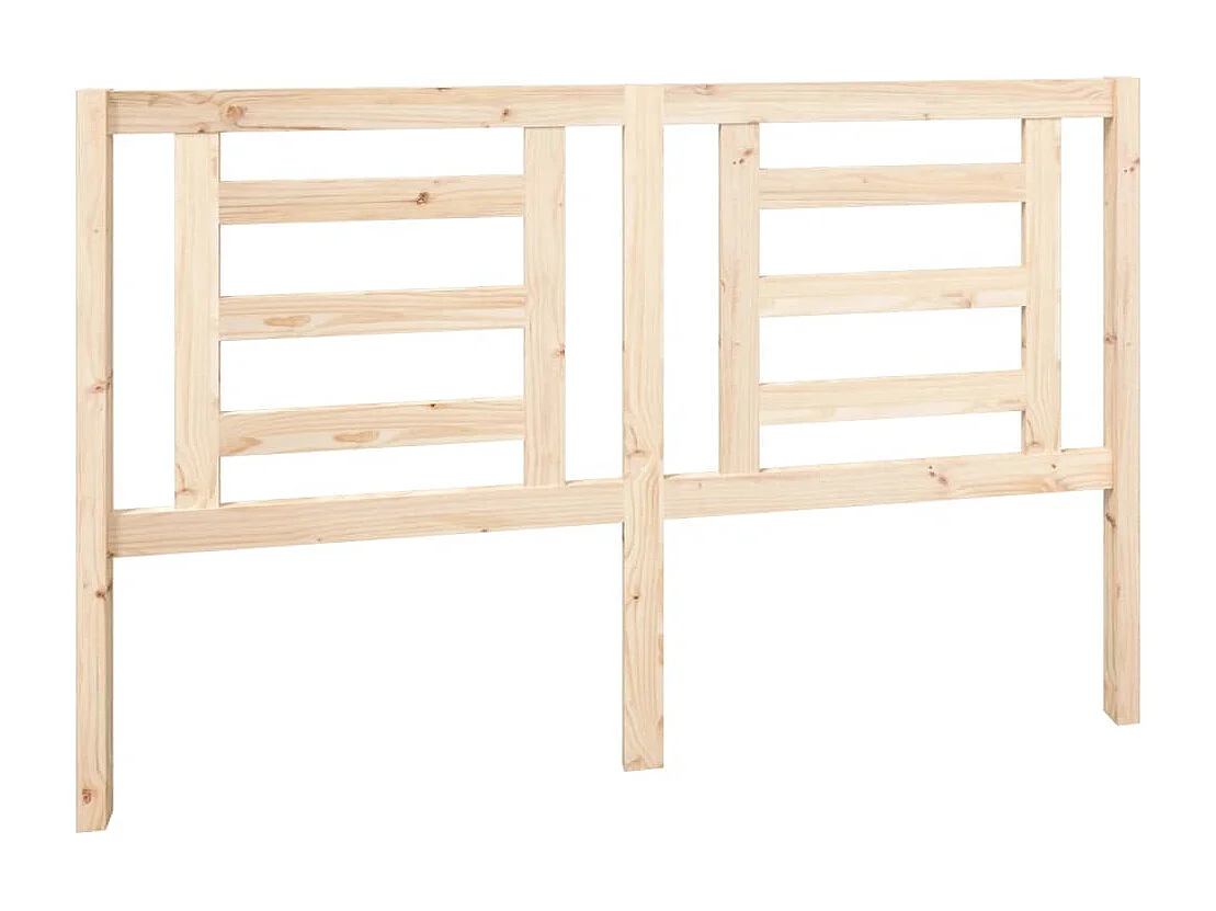Cabecero de Cama | Cabezal de cama | Mueble de cabecero madera maciza de pino 156x4x100 cm