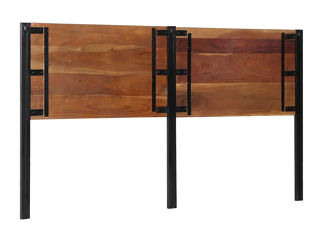 Tête de Lit | Panneau de tête pour lit Moderne 180 cm bois massif récupéré et fer
