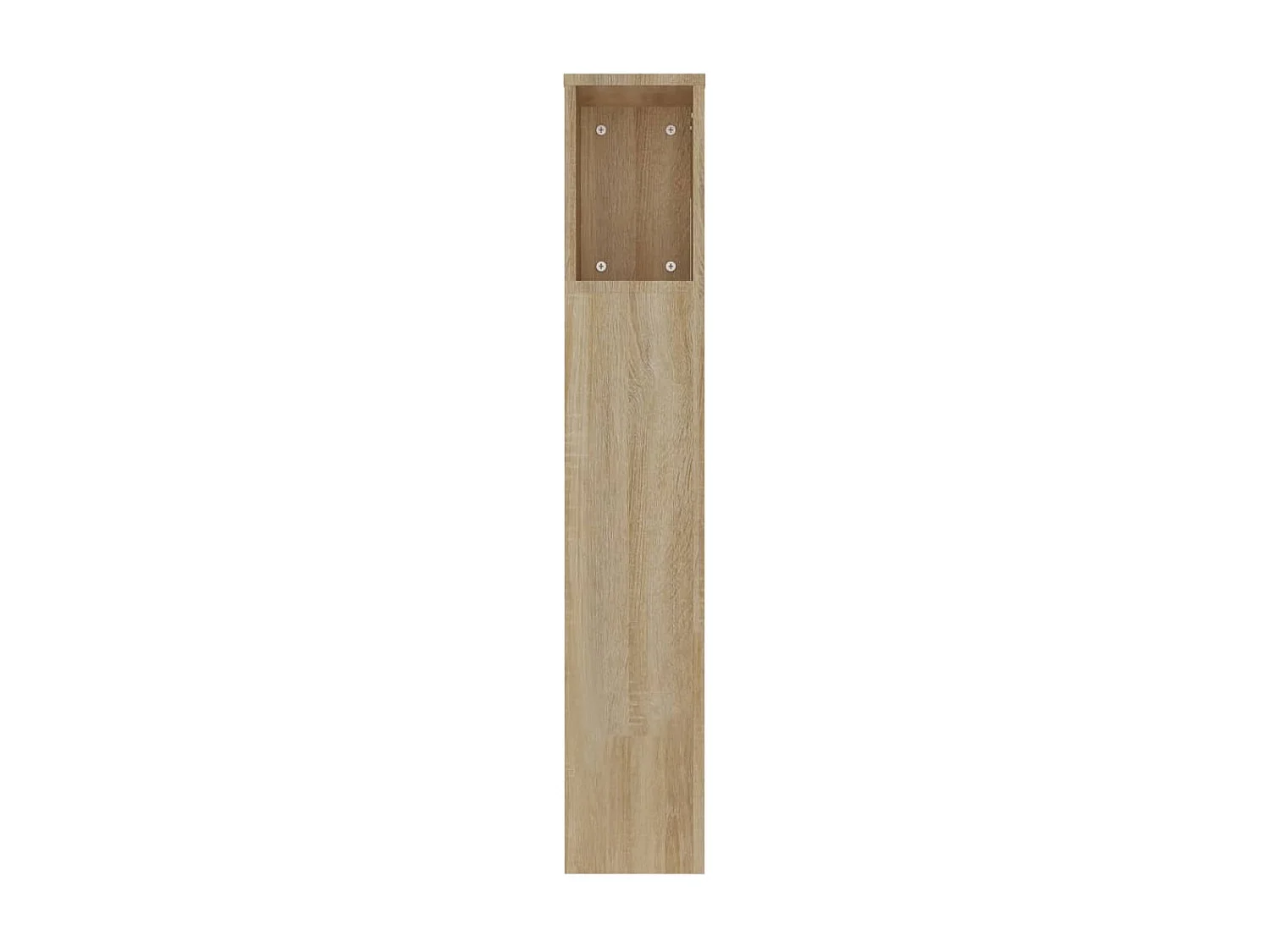 Tête de Lit avec rangement | Armoire de tête de lit Chêne sonoma 220x18,5x104,5 cm