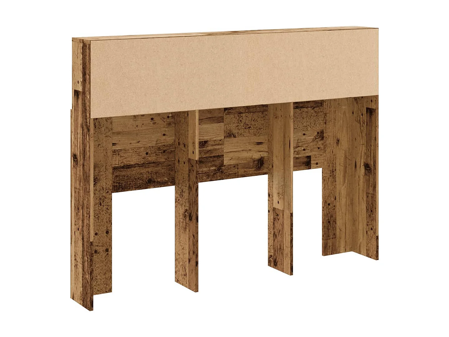 Tête de Lit avec rangement | Armoire de tête de lit vieux bois 140x19x103,5 cm