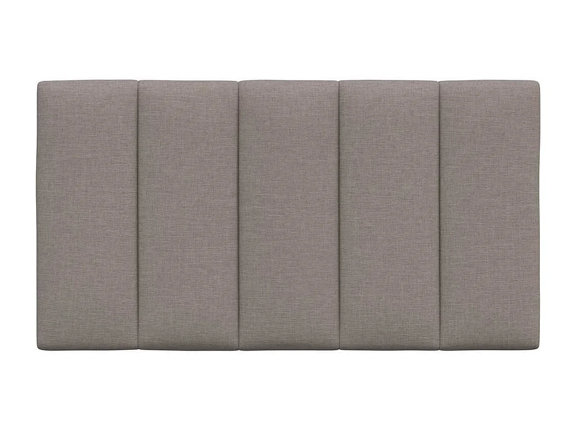 Tête de lit | Coussin de tête de lit | Tête de lit décoratif taupe 80 cm tissu