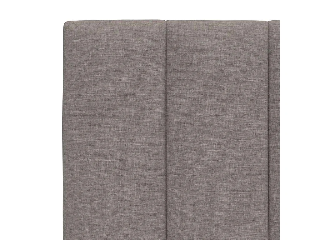 Tête de lit | Coussin de tête de lit | Tête de lit décoratif taupe 80 cm tissu