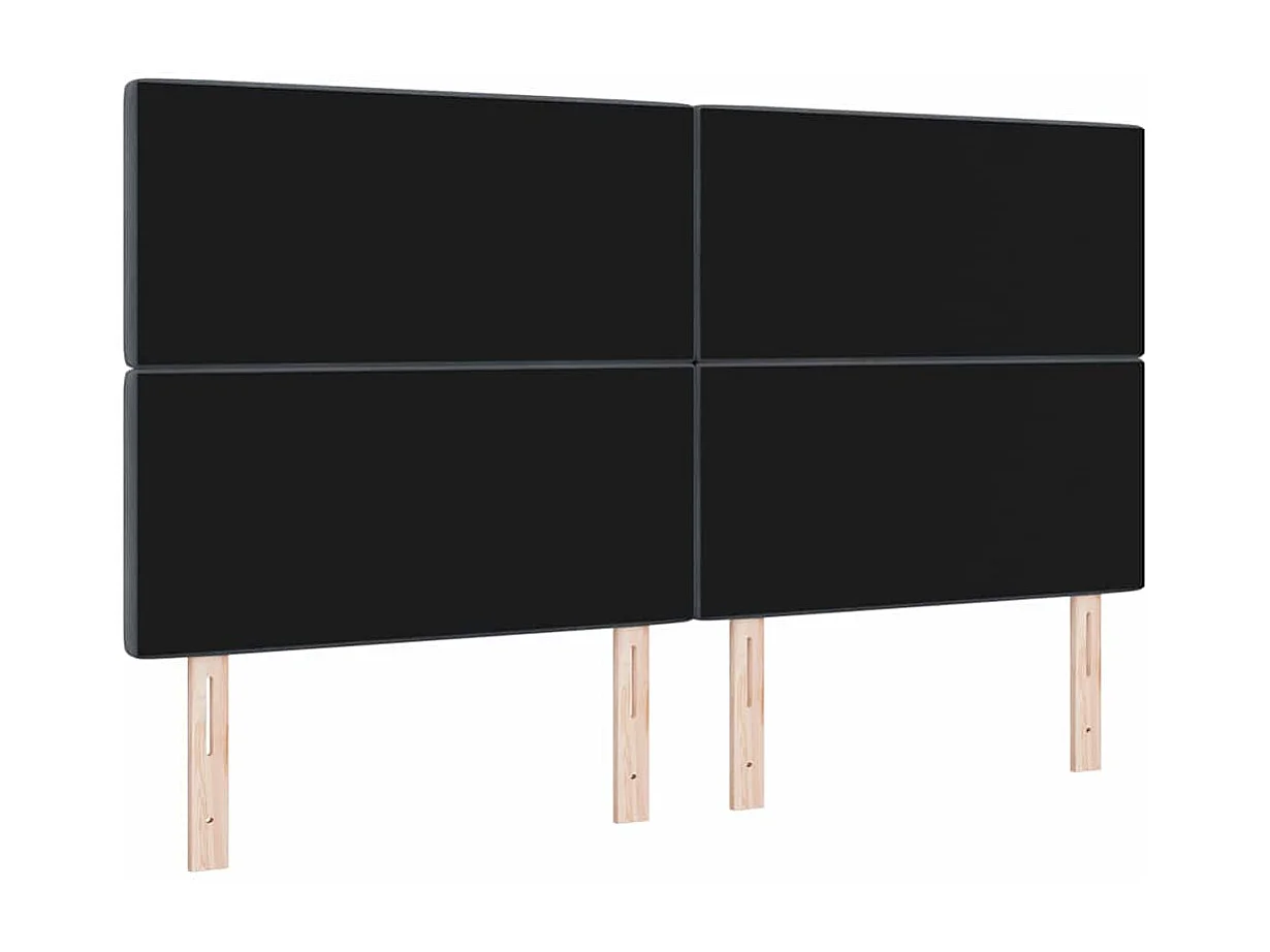 Tête de Lit | Panneau de tête pour lit Moderne LED Argyle Manuel Gris foncé 90 cm Velours