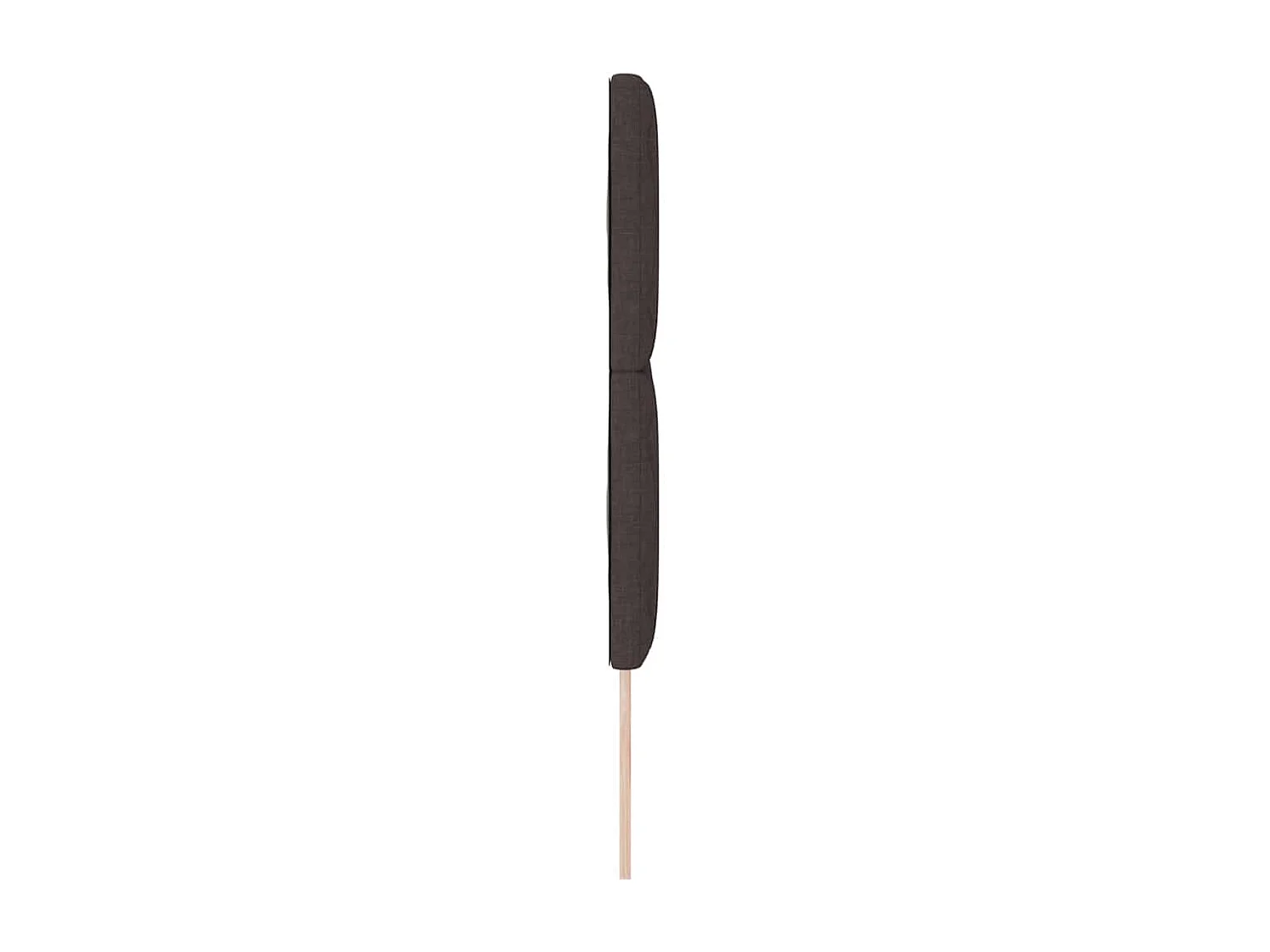 Tête de Lit | Panneau de tête pour lit Moderne avec des lumières à LED Marron 160 cm tissu