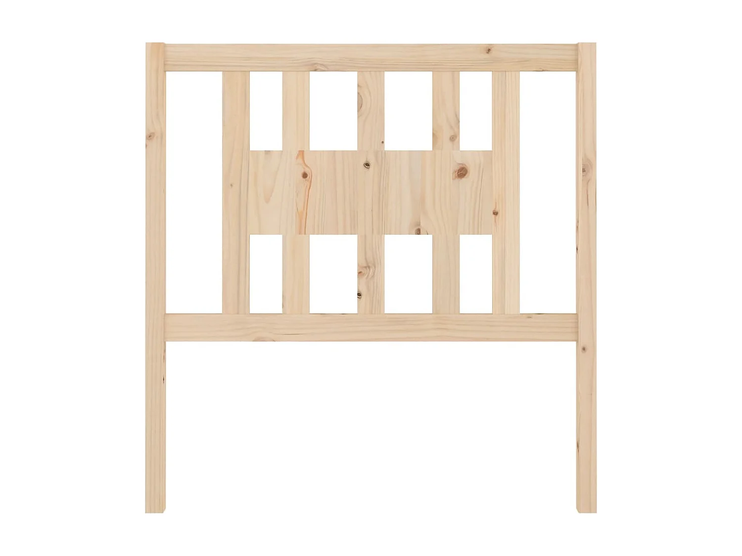 Tête de Lit | Panneau de tête pour lit Moderne 96x4x100 cm Bois massif de pin