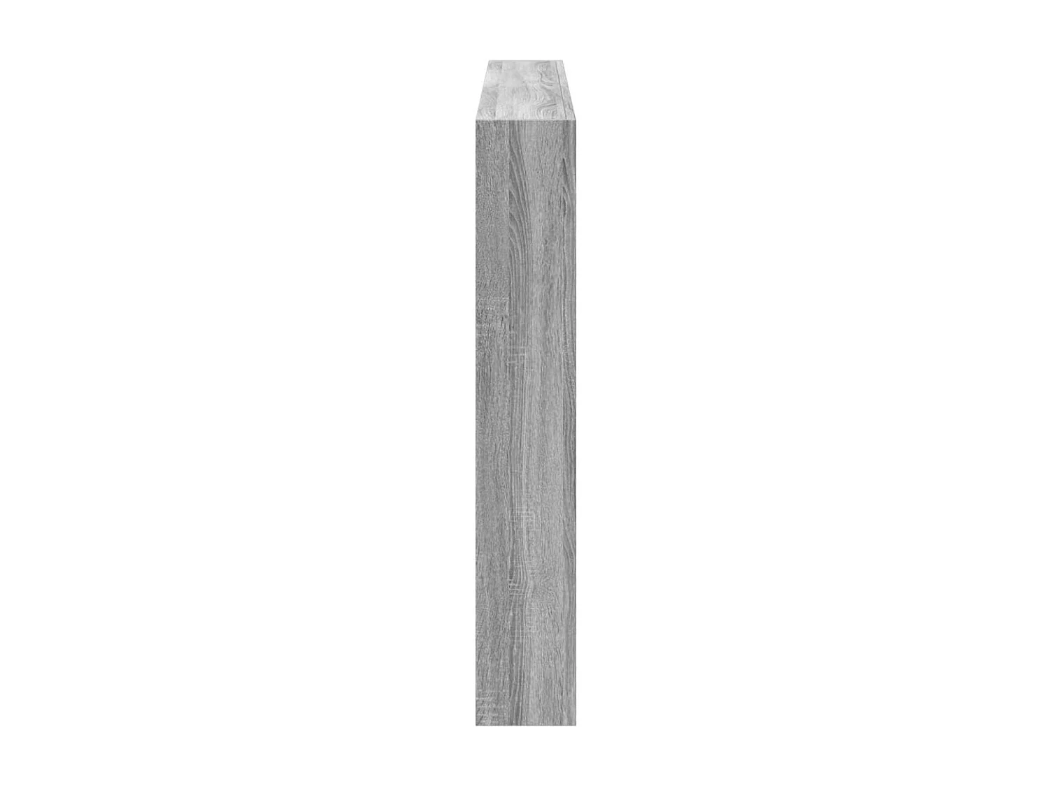 Tête de Lit avec rangement | Armoire de tête de lit avec LED sonoma gris 160x17x102 cm