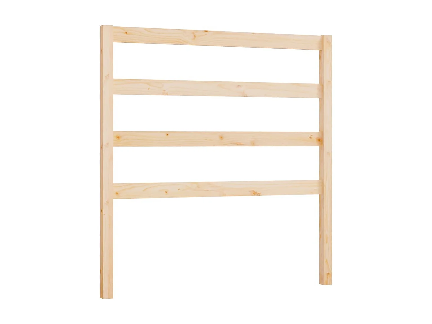 Tête de Lit | Panneau de tête pour lit Moderne 95x4x100 cm Bois massif de pin