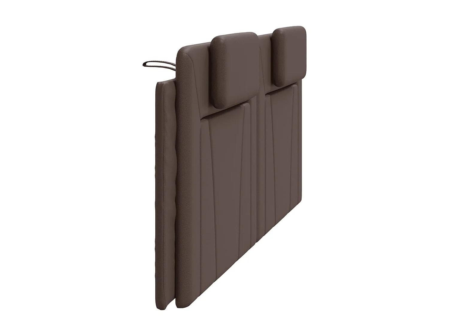 Tête de lit | Coussin de tête de lit | Tête de lit décoratif marron 200 cm similicuir