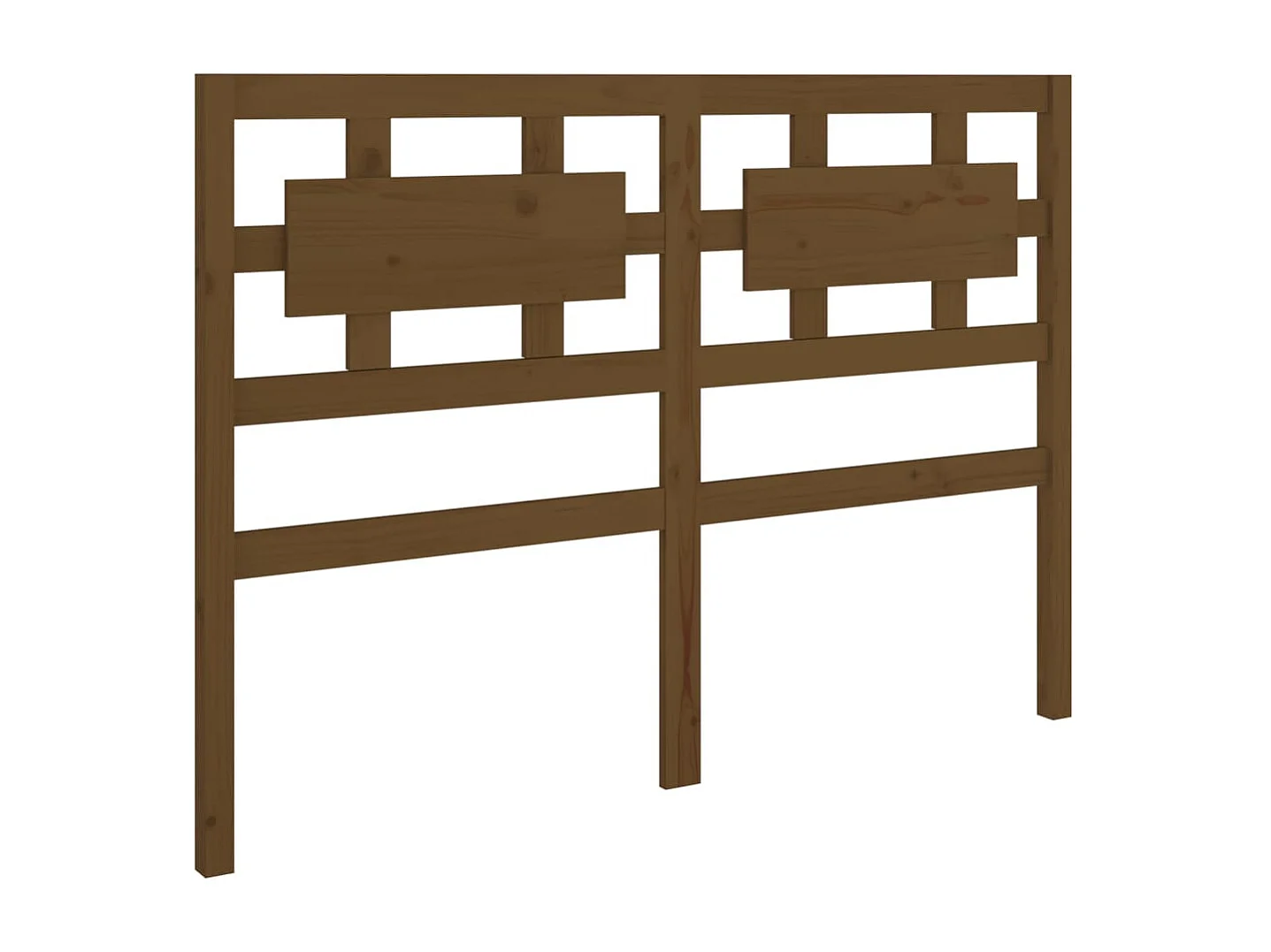 Hoofdbord | Hoofdeinde 205,5x4x100 cm massief grenenhout honingbruin