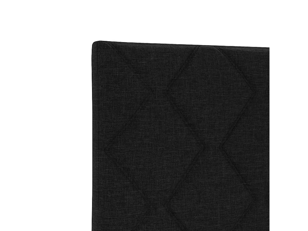 Tête de Lit | Panneau de tête pour lit Moderne en Tissu Geometric Manuel Noir 90 cm tissu