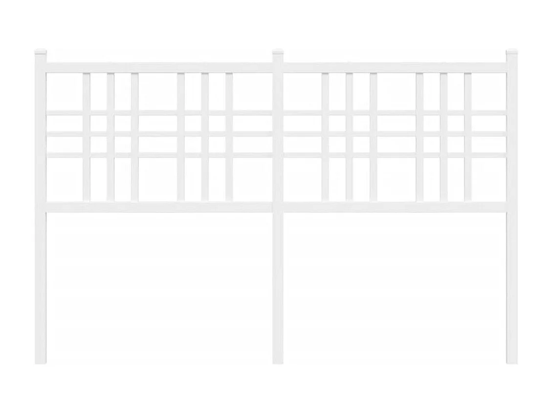 Mueble cabecero | Cabezal de cama | Cabecero de metal blanco 120 cm