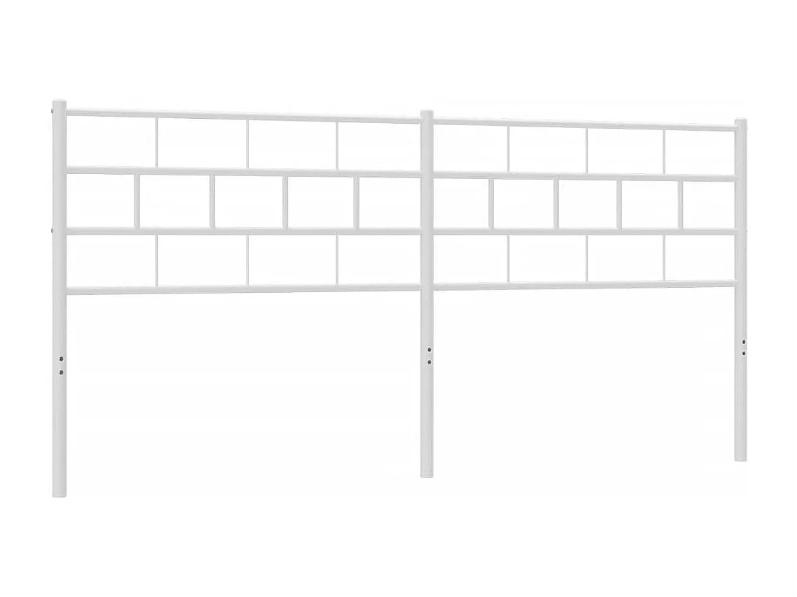 Tête de Lit | Panneau de tête pour lit Moderne métal blanc 200 cm