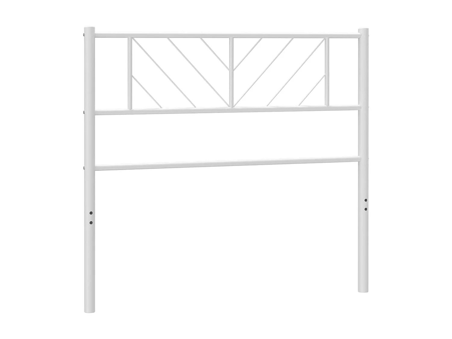 Tête de Lit | Panneau de tête pour lit Moderne métal blanc 90 cm