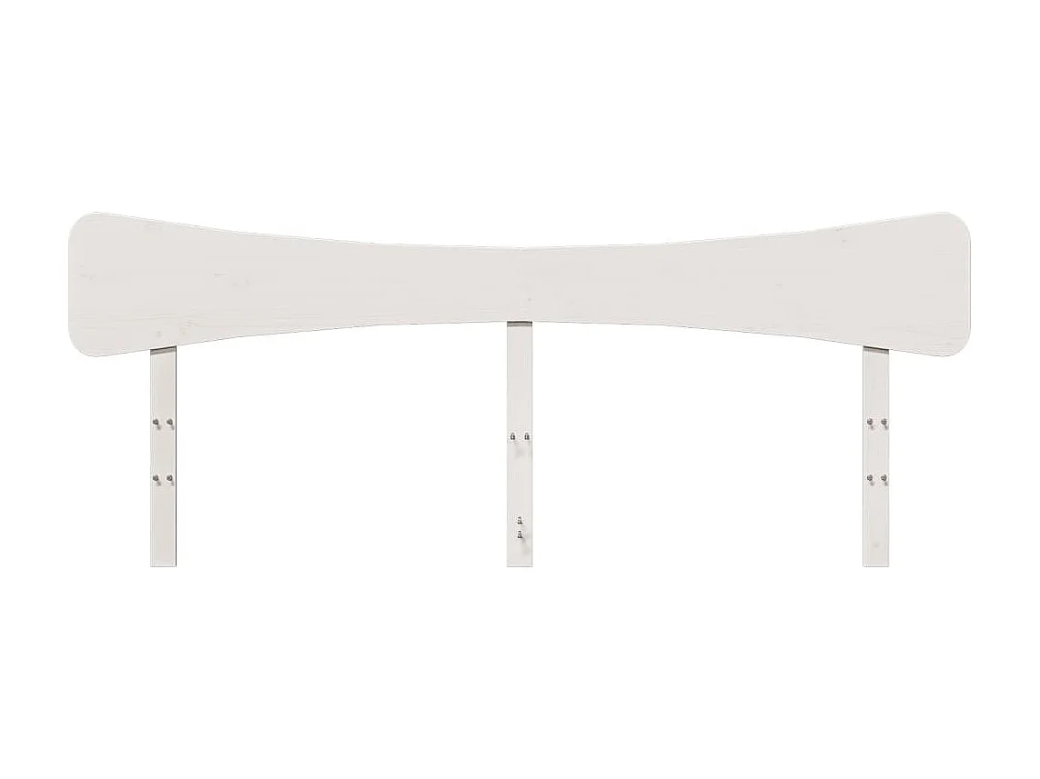 Cabecero de Cama | Cabezal de cama | Mueble de cabecero madera maciza de pino blanco 180 cm